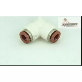 90 °-os gyorscsatlakozó 2x 6 mm tömlőhöz