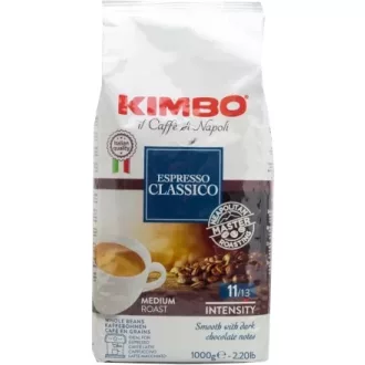 Kimbo Espresso Classico szemes kávé - 80% Arabica · 20% Robusta, 1 kg