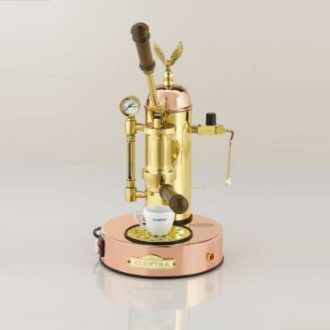 Elektra Micro Casa a Leva S1 karos kávéfőző (Vörösréz és Sárgaréz)