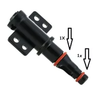 Pipacső alsó+felső tömítés (nm01.057 + nm01.035)