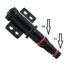 Pipacső alsó+felső tömítés (nm01.057 + nm01.035)