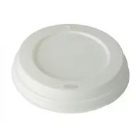 Műanyag pohártető - 80 mm, fehér, 100 db