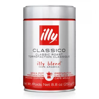   illy Classico őrölt kávé - 100% Arabica, közepes őrlés, 250 g