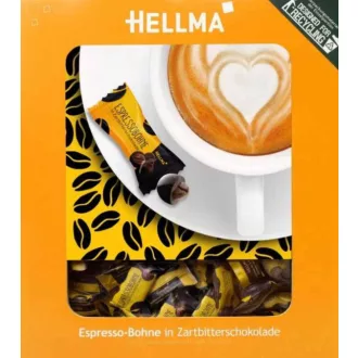 Hellma Espresso kávébab étcsokoládéban - 380 db