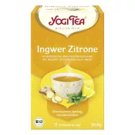 YOGI TEA bio gyömbér-citrom tea 17 filter, 30,6 g