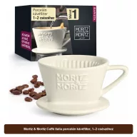 Moritz & Moritz Caffé Italia porcelán kávéfilter, 1–2 csészéhez