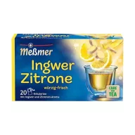Meßmer gyömbér-citrom tea 20 filter, 40 g