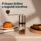 SILBERTHAL kézi kávéőrlő 6 fokozattal, rozsdamentes acél – 3. termékkép
