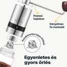 SILBERTHAL kézi kávéőrlő 6 fokozattal, rozsdamentes acél – 4. termékkép