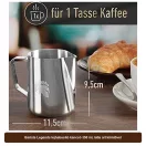 Barista Legends tejhabosító kancsó 350 ml, latte art kiöntővel – 3. termékkép