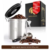 Barista Legends légmentes kávétartó 500 g, ezüst