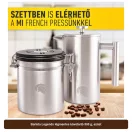 Barista Legends légmentes kávétartó 500 g, ezüst – 5. termékkép