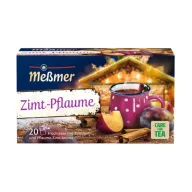 Meßmer szilvás-fahéjas gyümölcstea 20 filter, 50 g