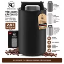 KC Kitchen & Co. vákuumos kávétartó 2,8 l, matt fekete – 3. termékkép