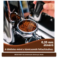 MEION WDT tűs kávéelosztó állvánnyal, fekete