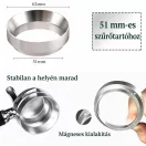 Ailelan mágneses szűrőkosár-magasító 51 mm, ezüst – 2. termékkép