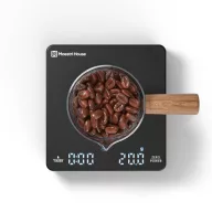 Maestri House S1 Mini fekete barista mérleg kávébabbal