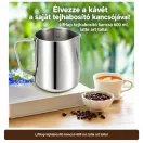 LifHap tejhabosító kancsó 600 ml, latte art tollal – 4. termékkép