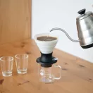 HARIO V60 Switch kerámia merülő csepegtető 200 ml, fehér – 3. termékkép