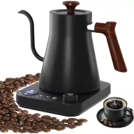 RHD hattyúnyakú vízforraló 0,9 l, 1200 W, fekete