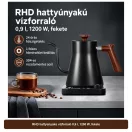 RHD hattyúnyakú vízforraló 0,9 l, 1200 W, fekete – 4. termékkép