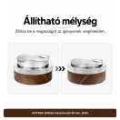 NOTSEK állítható kávéelosztó 58 mm, diófa – 5. termékkép