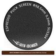 MHW-3BOMBER titánbevonatú puck screen 58,5 mm, 0,2 mm