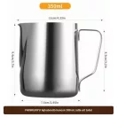 FHISKUNYU tejhabosító kancsó 350 ml, latte art tollal – 4. termékkép