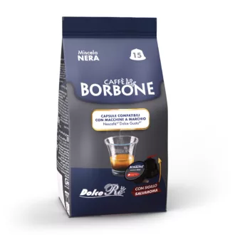 Caffé Borbone Miscela Nera Dolce Gusto kapszula - 15 × 7 g
