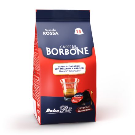 Borbone Miscela Rossa  – Dolce Gusto Kompatibilis Kapszula (15 db)