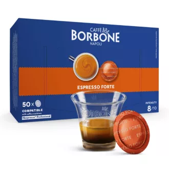 Caffé Borbone Espresso Forte Nespresso Pro kapszula - 100% Arabica, 50 × 6 g