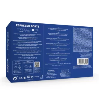 Caffé Borbone Espresso Forte Nespresso Pro kapszula - 100% Arabica, 50 × 6 g