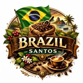 Brazil Santos szemes kávé - 100% Arabica, 1 kg