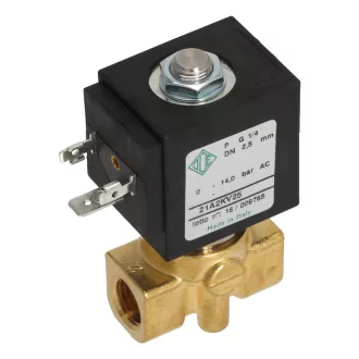   ODE 21A2KV25 2-utas mágnesszelep (kompatibilis: ECM Controvento Due)