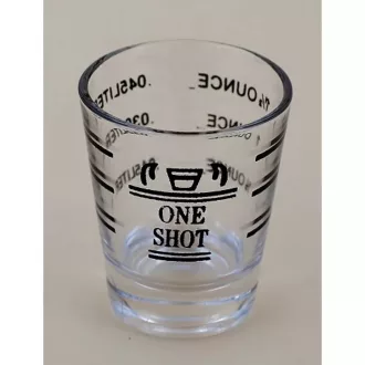 AVX BP128 mérőpohár 10/45 ml vastag talpú
