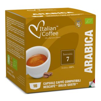 Italian Coffee Arabica Dolce Gusto kapszula - 100% Arabica, 16 × 7 g