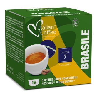 Italian Coffee Brasile Dolce Gusto kapszula - 100% Arabica, 16 × 7 g