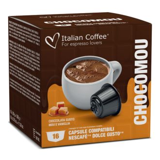Italian Coffee Chocomou Dolce Gusto kapszula - Csokoládé, karamell és vanília, 16 db