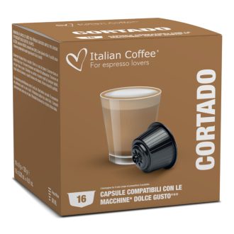Italian Coffee Cortado Dolce Gusto kompatibilis kávékapszula - 16 db