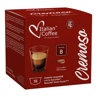   Italian Coffee Cremoso Dolce Gusto kapszula - 30% Arabica · 70% Robusta, 48 db
