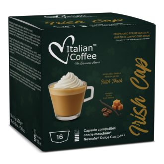 Italian Coffee Irish Cap Dolce Gusto kompatibilis cappuccino kapszula - Ír krém ízű, 16 × 14 g