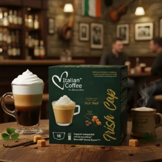   Italian Coffee Irish Cap Dolce Gusto kompatibilis cappuccino kapszula - Ír krém ízű, 16 × 14 g