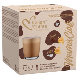 Italian Coffee MumùCiok forró csokoládé Dolce Gusto kapszula vitaminokkal - 16 × 12 g