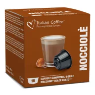 Italian Coffee Nocciole Dolce Gusto kapszula - Mogyoró ízű, 16 × 11 g