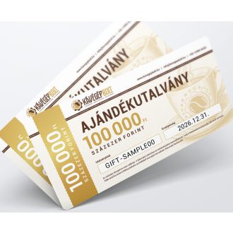 Kávégépbolt digitális ajándékutalvány (100.000 Ft)