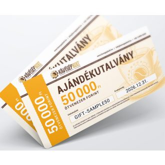 Kávégépbolt digitális ajándékutalvány (50.000 Ft)