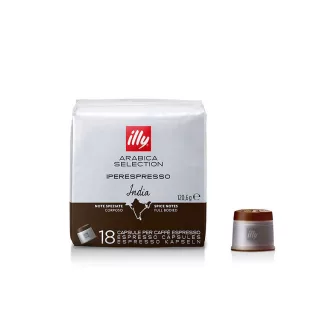   illy Iperespresso Arabica Selection India kávékapszula - 100% Arabica, 18 × 6,7 g