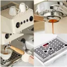 AVX Hero PRO 2024 eszpresszó kávégép - Fehér (PID, Dual Heating, 58mm)