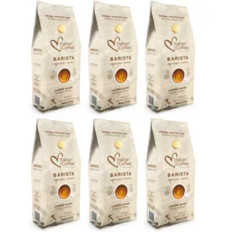 Italian Coffee Barista Espresso Crema szemes kávé - 60% Arabica · 40% Robusta, 6 kg (6 x 1 kg)