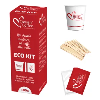   Italian Coffee ECO Kit kávékínáló készlet - 100 adag, 88 ml
